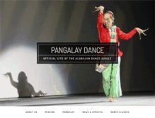 Tablet Screenshot of pangalaydance.com